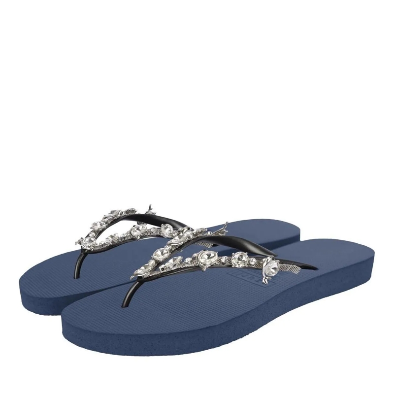 UZURII Flip Flops Zehentrenner Chrystal Dolphin marineblau(Image 2)