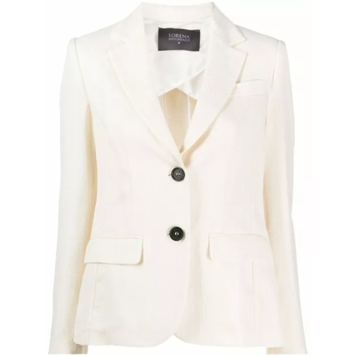 Lorena Antoniazzi  White Flax Jacket White