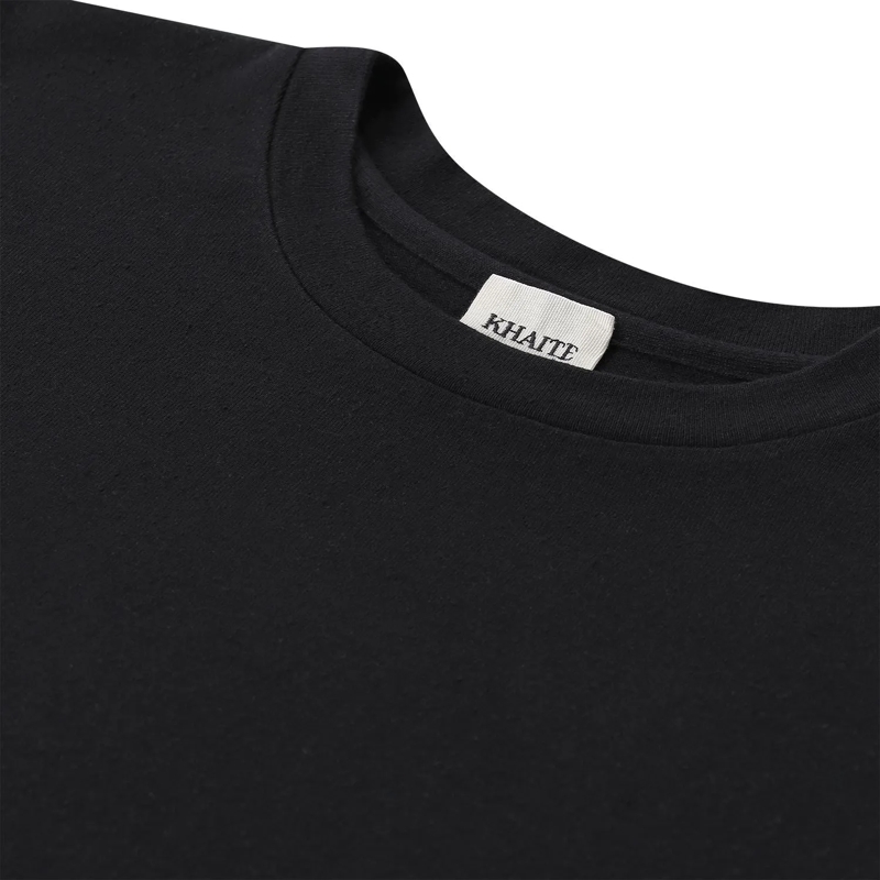 Khaite T-Shirt T-Shirt Allen aus Seide schwarz(Image 3)
