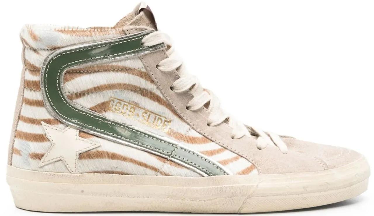 Golden Goose Low-Top Sneaker - Sneakers Whitebrowngreen - Gr. 36 (EU) - in Bunt - für Damen