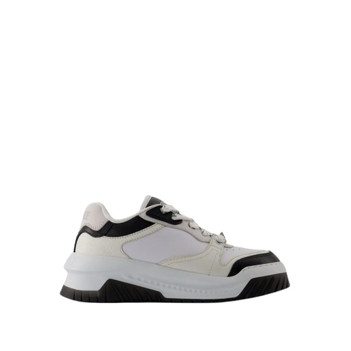 Versace Sneakers - Leather - Black/White White låg sneaker