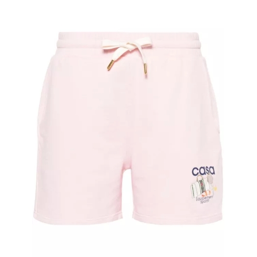 Casablanca Light Pink Organic Cotton Shorts Pink 