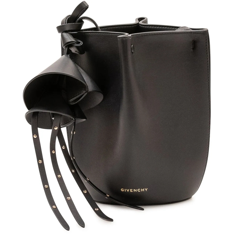 Givenchy Schultertasche Borsa Secchiello con Laccetti Decorativi schwarz