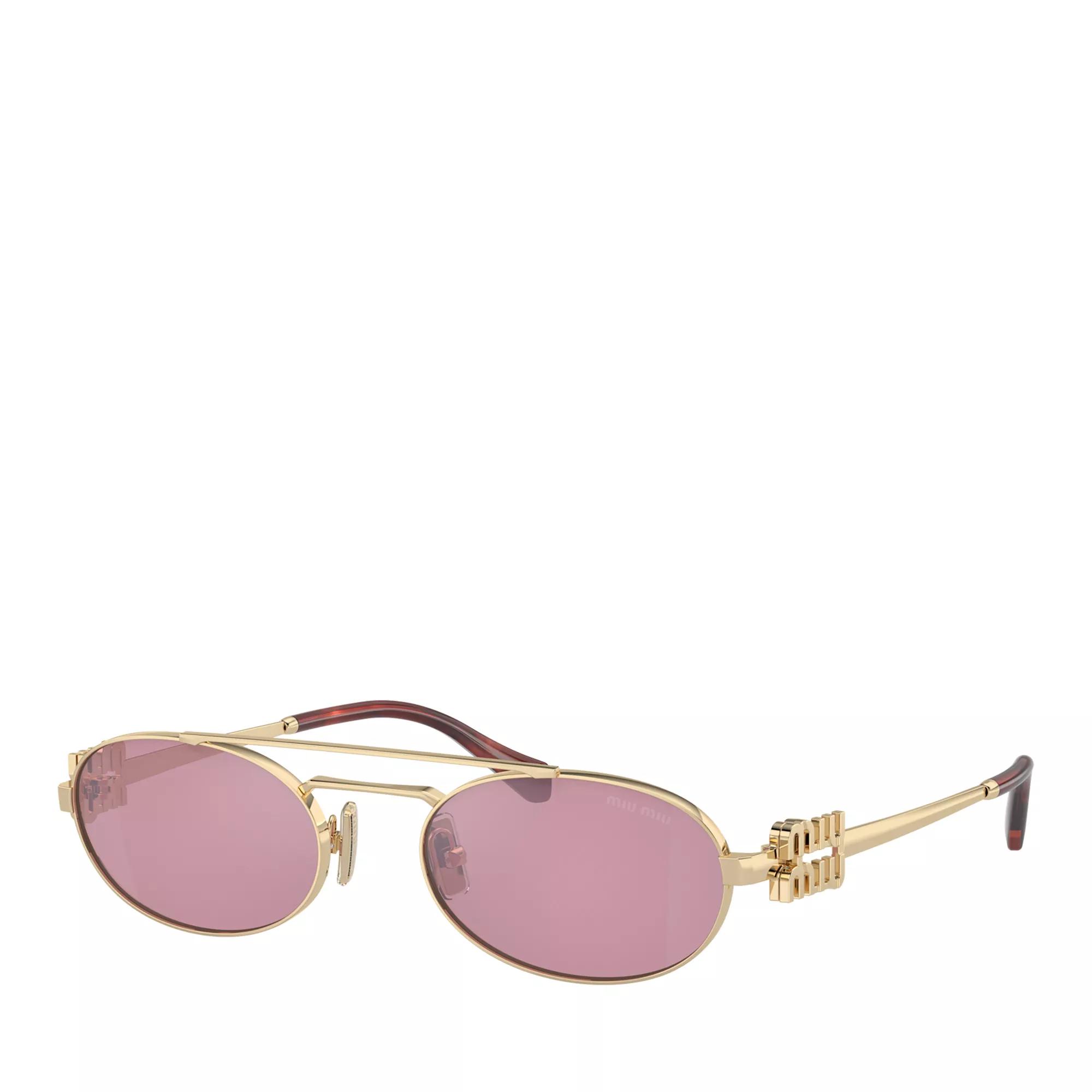 Miu Miu Sonnenbrille - 0MU 54ZS 53 ZVN50D - Gr. unisize - in Gold - für Damen