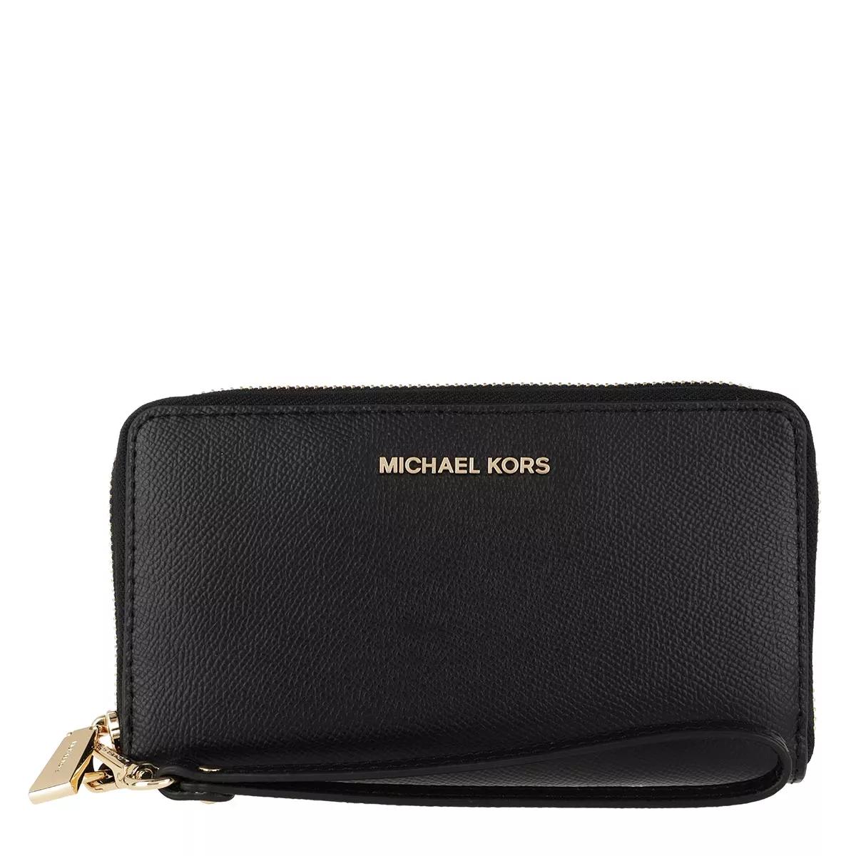 Michael Kors Large Flat Phone Case Black Phone Bag