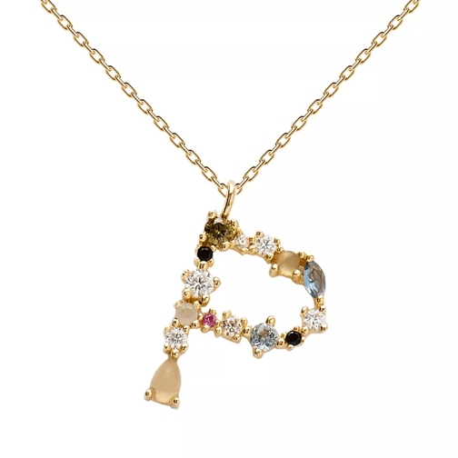 PDPAOLA P Necklace Yellow Gold Collana media