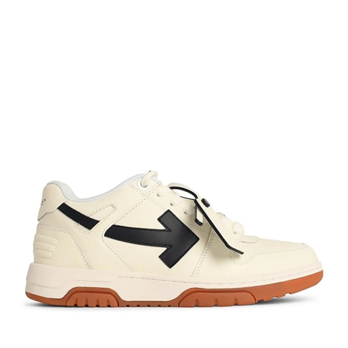 Off-White Low-Top Sneaker Beige Leather Sneakers Neutrals