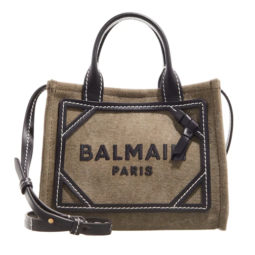 Balmain B-Army Shopper Mini Brown Mini borsa