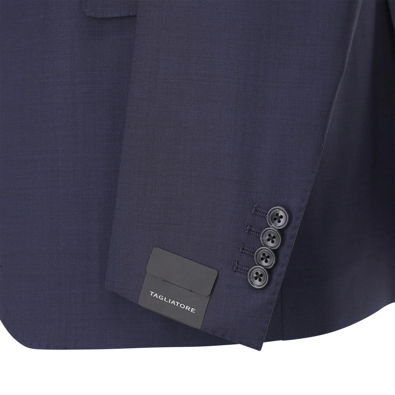 Tagliatore Combinaison de costume Zweiteiliger Anzug aus Wollmix blau(Image 5)