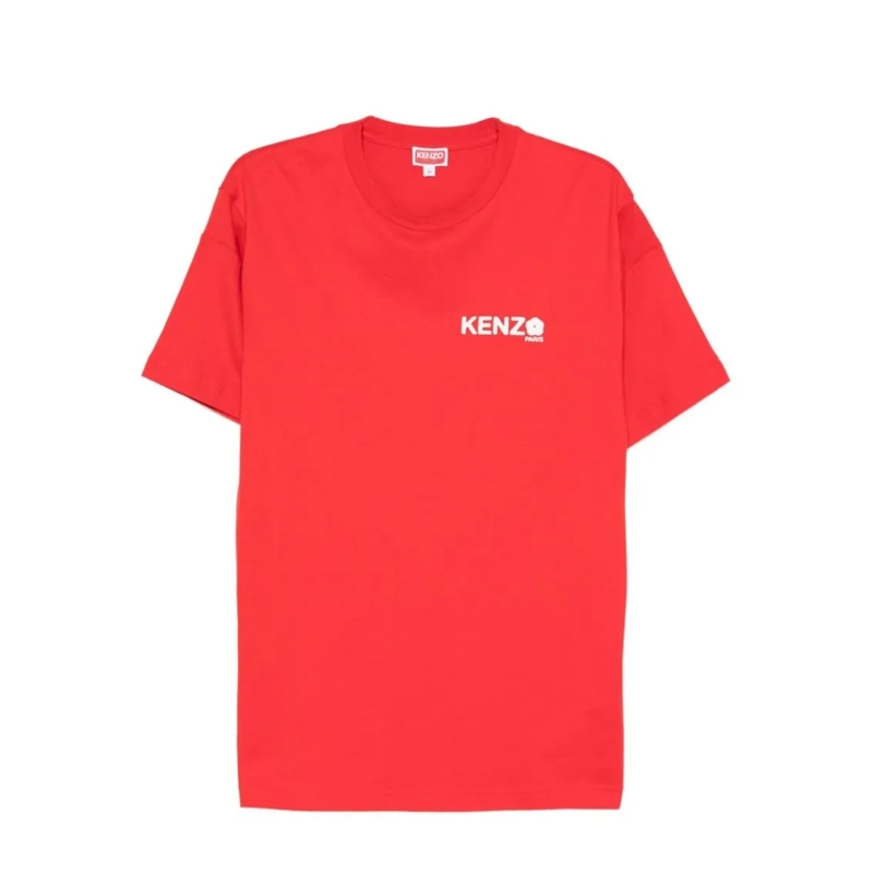 Kenzo T-Shirt Red Organic Cotton T-Shirt Red