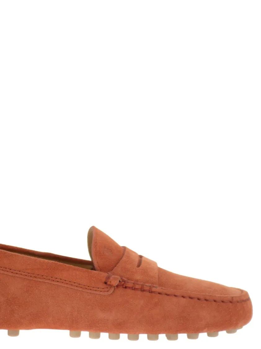 Thumbnail - Suede Loafer With Iconic Pebbled Sole - Gr. 41 (EU) - in Rot
