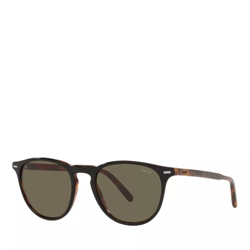Polo Ralph Lauren Sunglasses 0PH4181 Shiny Black + Havana Sonnenbrille