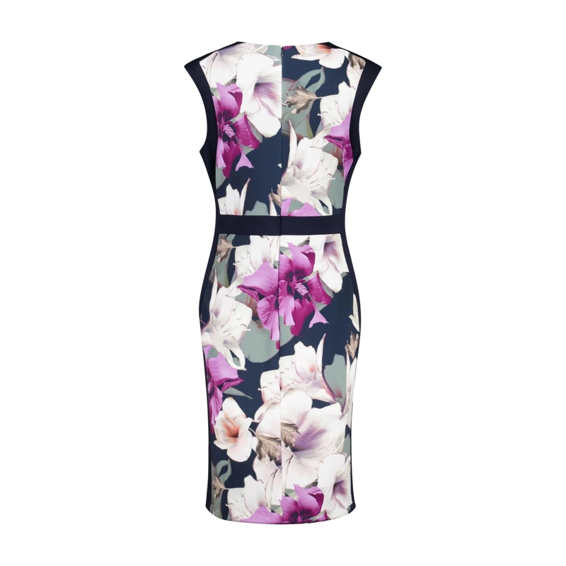 SWING Mini-jurk Midi-Kleid im floralem Design mehrfarbig(Image 2)