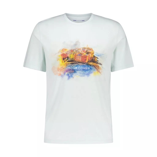 Jacob Cohen T-Shirt mit Print 48104275411290 Hellblau 