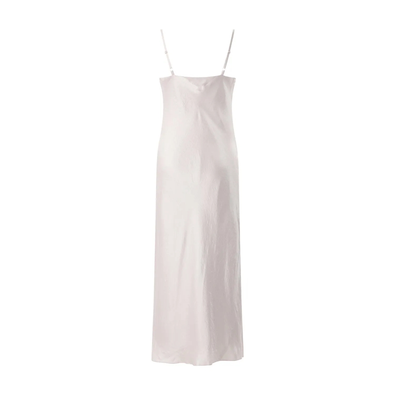 Vince Maxikleid Maxikleid aus Satin weiß(Image 2)