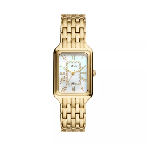 Fossil Raquel Three-Hand Date Stainless Steel Watch Gold-Tone Quartz Watch