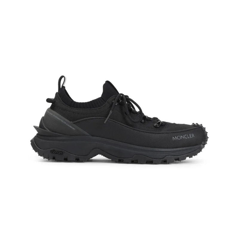 Moncler Low-Top-Sneaker Chunky-Sole Sneaker With Textured Tread Black
