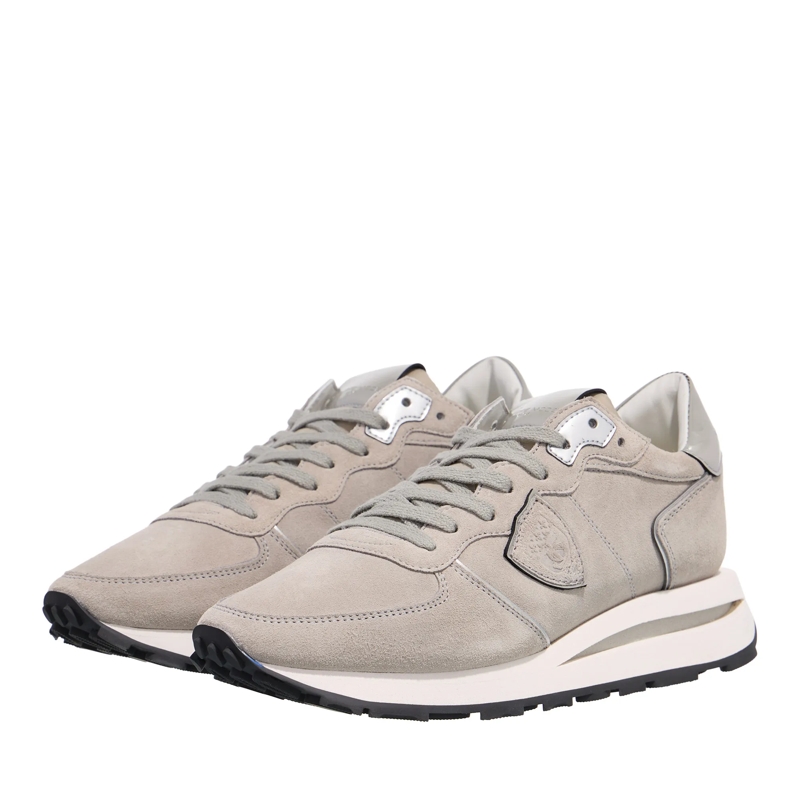 Philippe Model Low-Top-Sneaker Tropez Haute Low Woman Daim_Gris(Image 3)