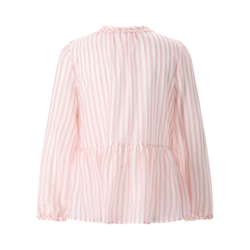 Hemisphere Bluse Gestreifte Bluse pink(Image 3)