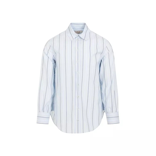 Marni Aquamarine Cotton Shirt Blue 