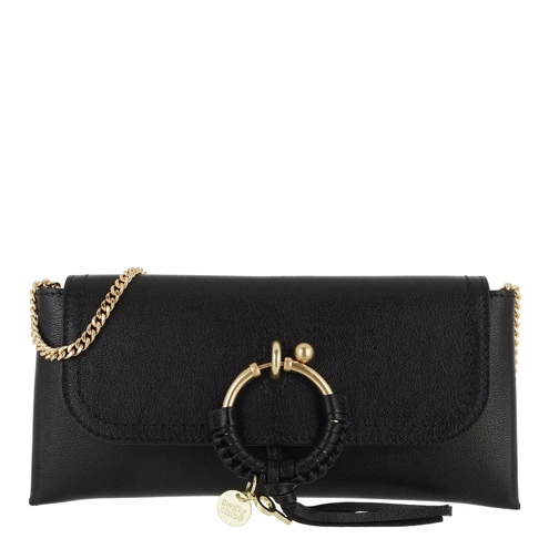 See By Chloé Crossbody Cowhide Leather Suede Black Pochette