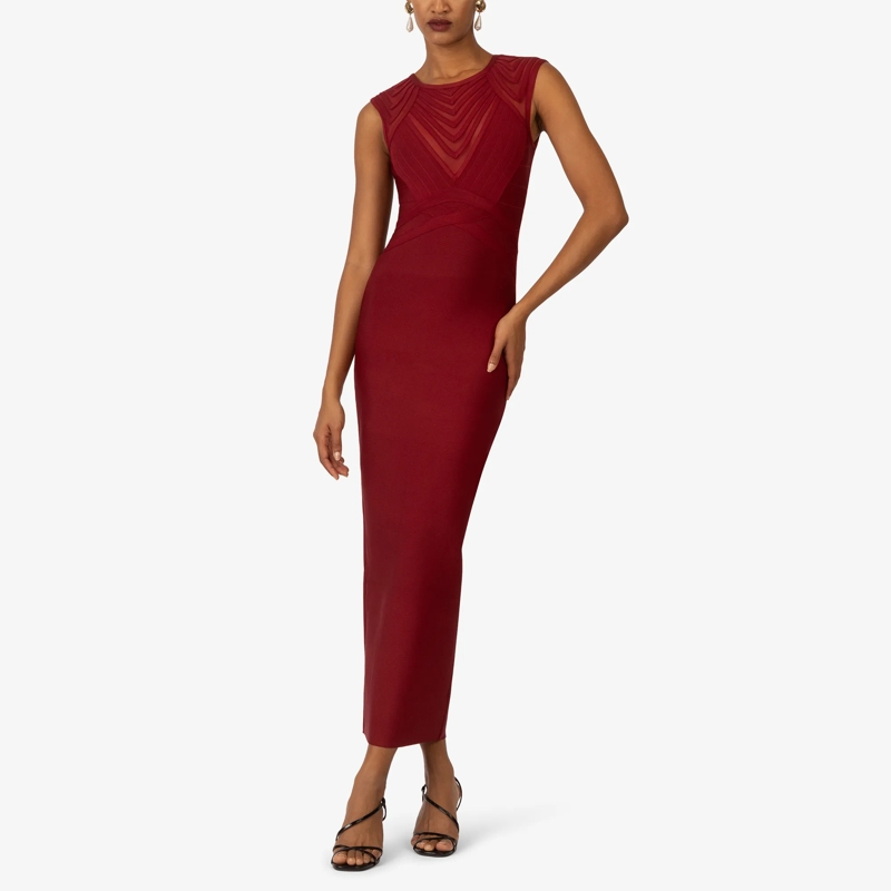 Kraimod Cocktailkleid Bandagekleid bordeaux(Image 6)