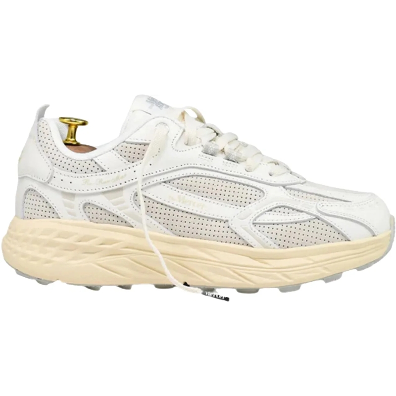 MERCER AMSTERDAM Low-Top-Sneaker Mercer The Re-run Max Perforated Sneakers Off Whit weiß