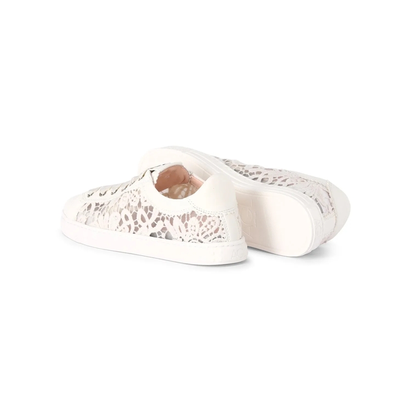 Agl Schnürschuhe Sneaker Sade mit Spitze weiß(Image 2)