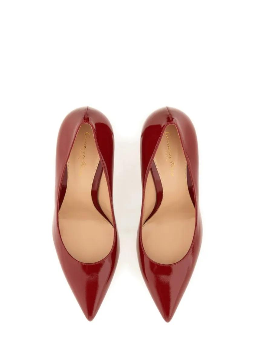 Thumbnail - Gianvito Rossi Hohe Schuhe - "Gianvito 85" Decolletè - Gr. 37,5 (EU) - in Rot - für Damen