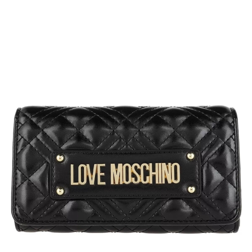 Love Moschino Wallet Nero Portafoglio con patta