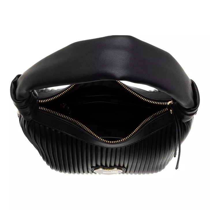 Love Moschino Pleated Nero | Hobo Bag