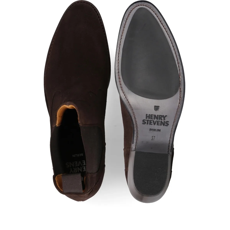 Henry Stevens Chelsea-laarzen Stiefeletten Marla WCB dunkel-braun(Image 4)