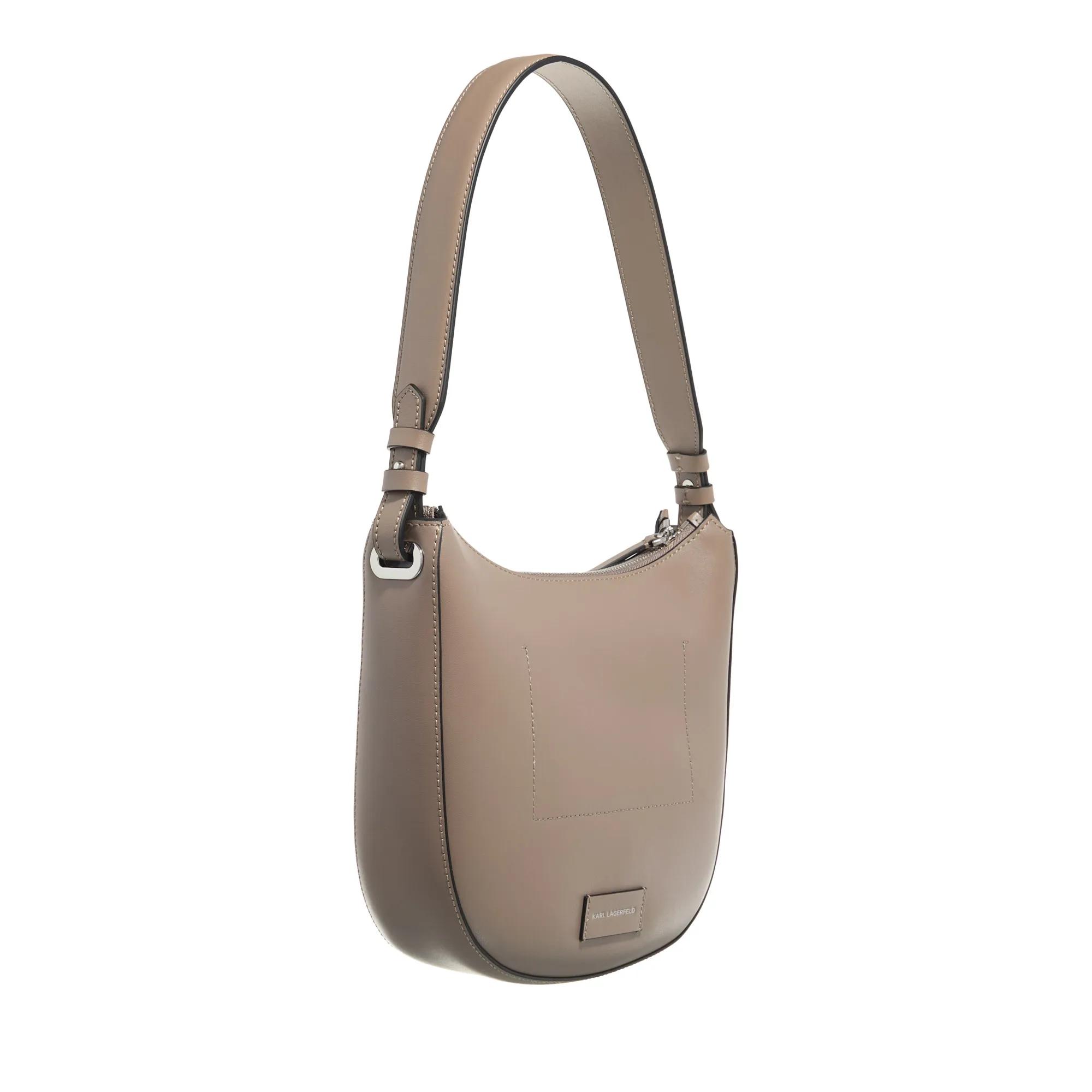 Karl Lagerfeld Hobo bags K Circle Moon Shb Perforated in grijs