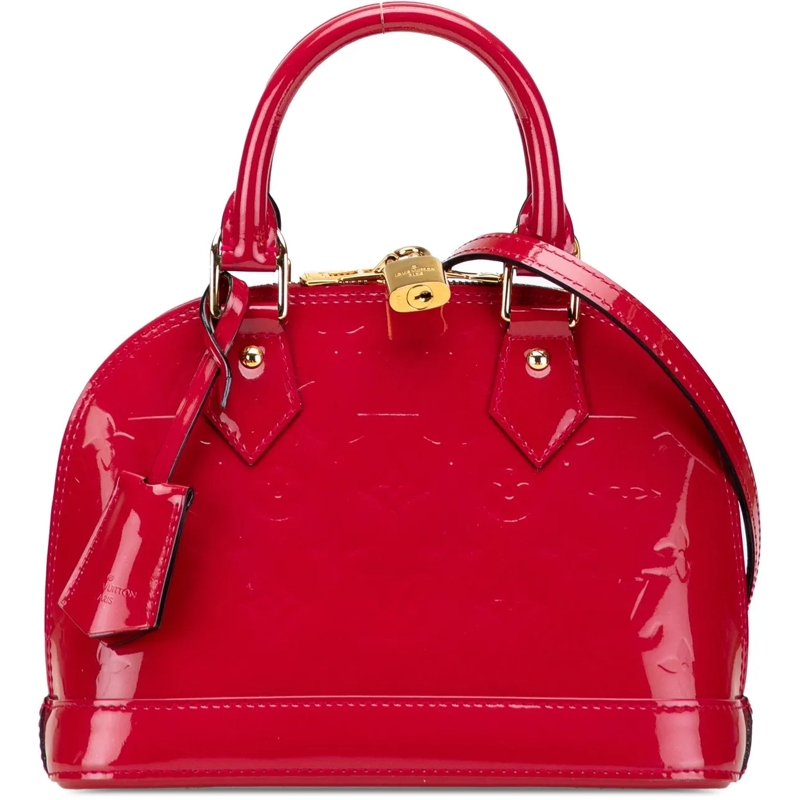 Louis Vuitton Schultertasche Monogram Vernis Alma BB rot