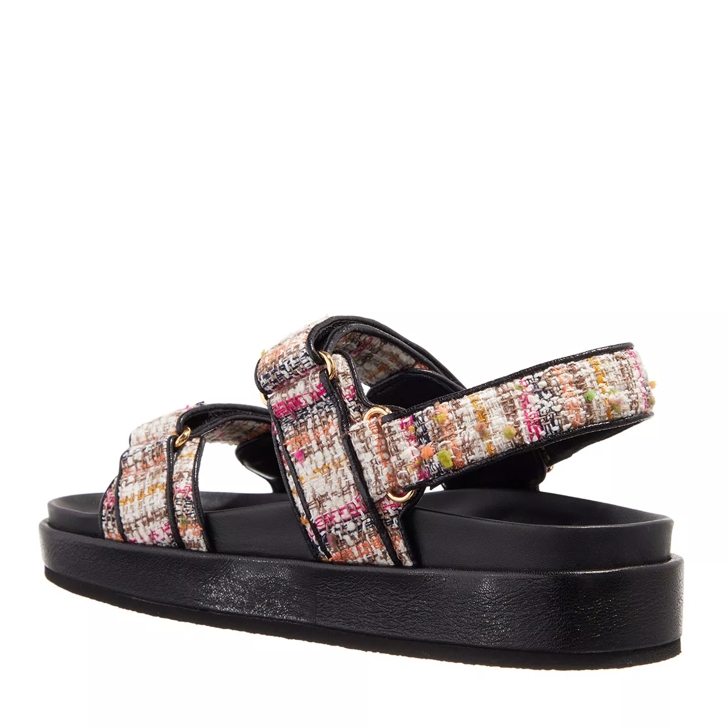 Tory Burch KIRA TWO BAND SPORT - Platform sandals - perfect black/black 