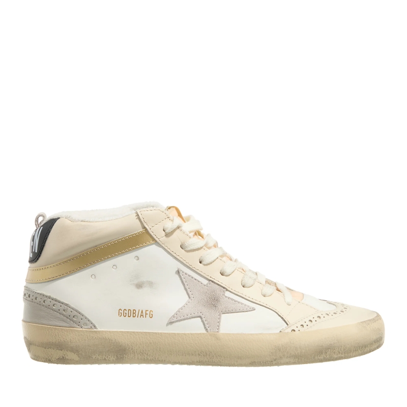 Golden Goose High-Top-Sneaker Midstar White Ivory Light Lilac