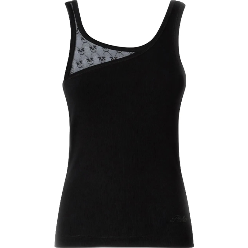 Pinko T-shirt Tops Black schwarz
