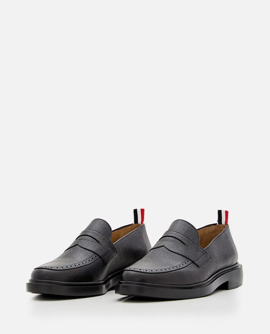 Thumbnail - Thom Browne Loafer - Penny Leather Loafer - Gr. 6 - in Schwarz - für Damen