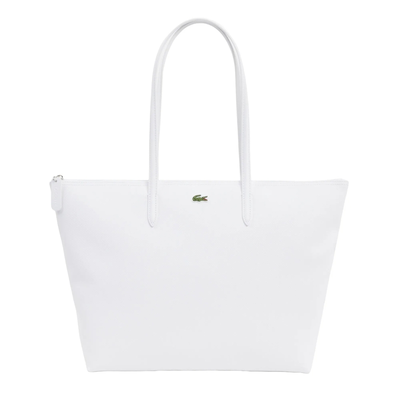 Lacoste Tote L1212 Core Essentials Crossover Bag weiss