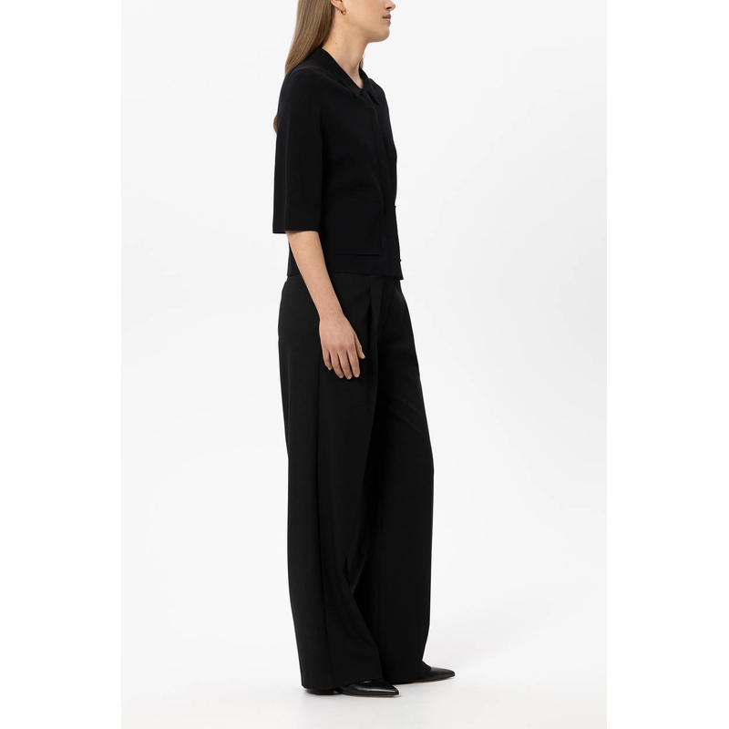 Luisa Cerano Stoffen broek Wideleg-Pants mit Bundfalten black(Image 3)