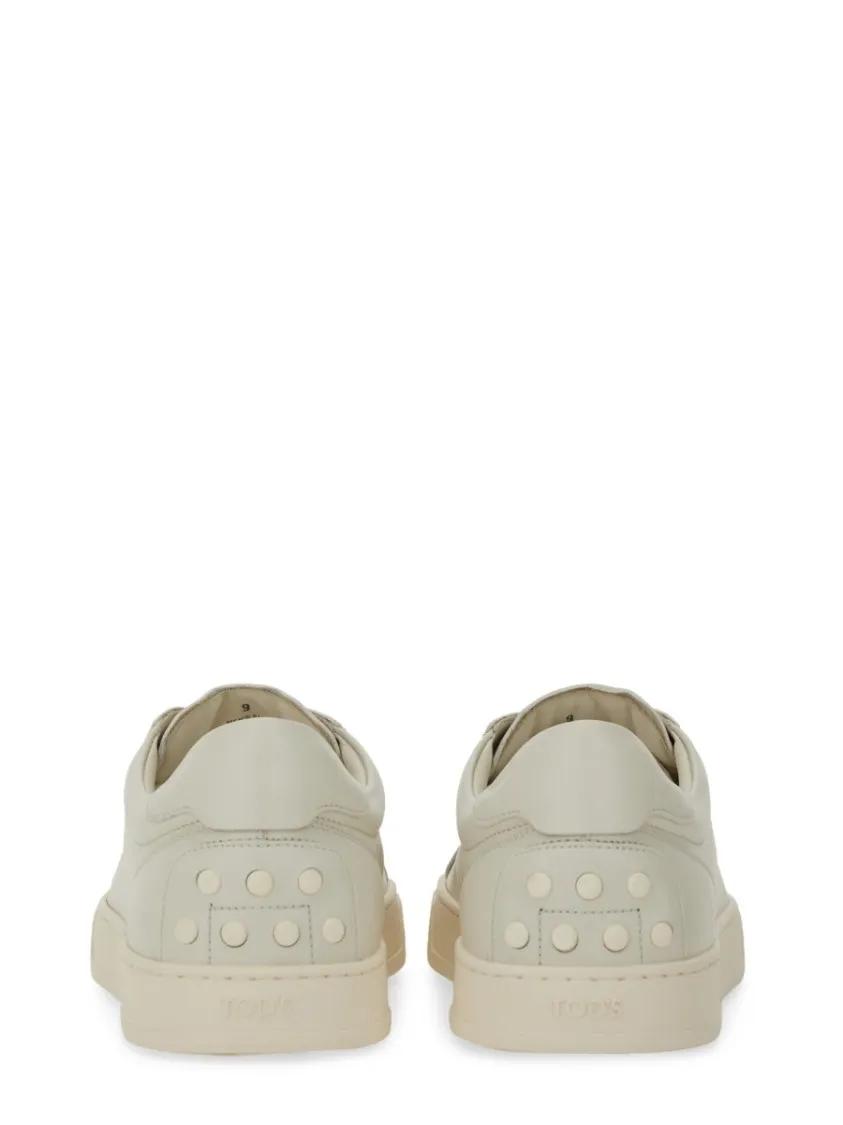 Thumbnail - Tod's Loafer - Calfskin Leather Sneakers - Gr. 10 - in Weiß - für Damen