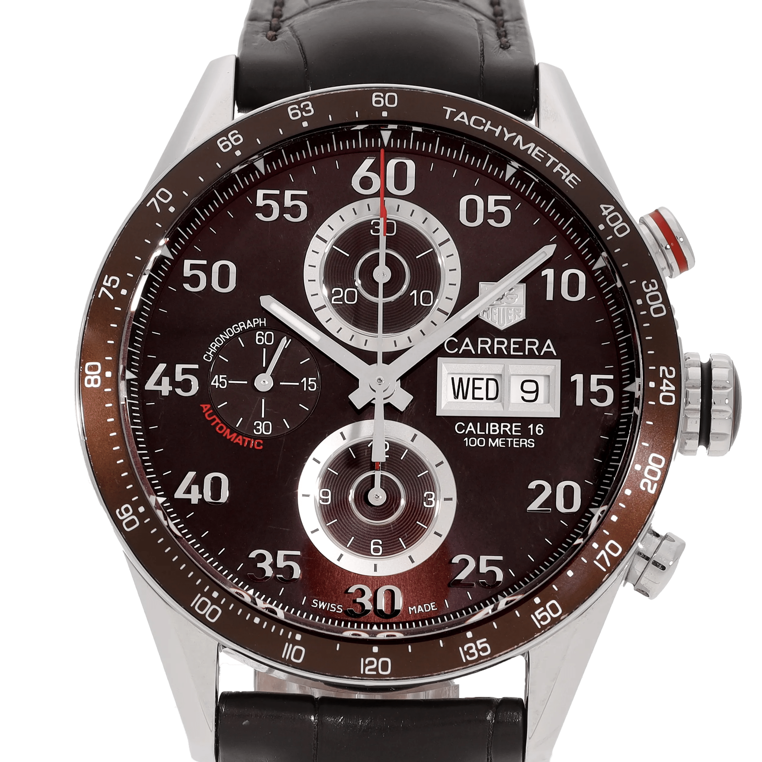 TAG Heuer Uhren - Carrera - Gr. unisize - in Braun - für Herren - aus Edelstahl & Saphirglas