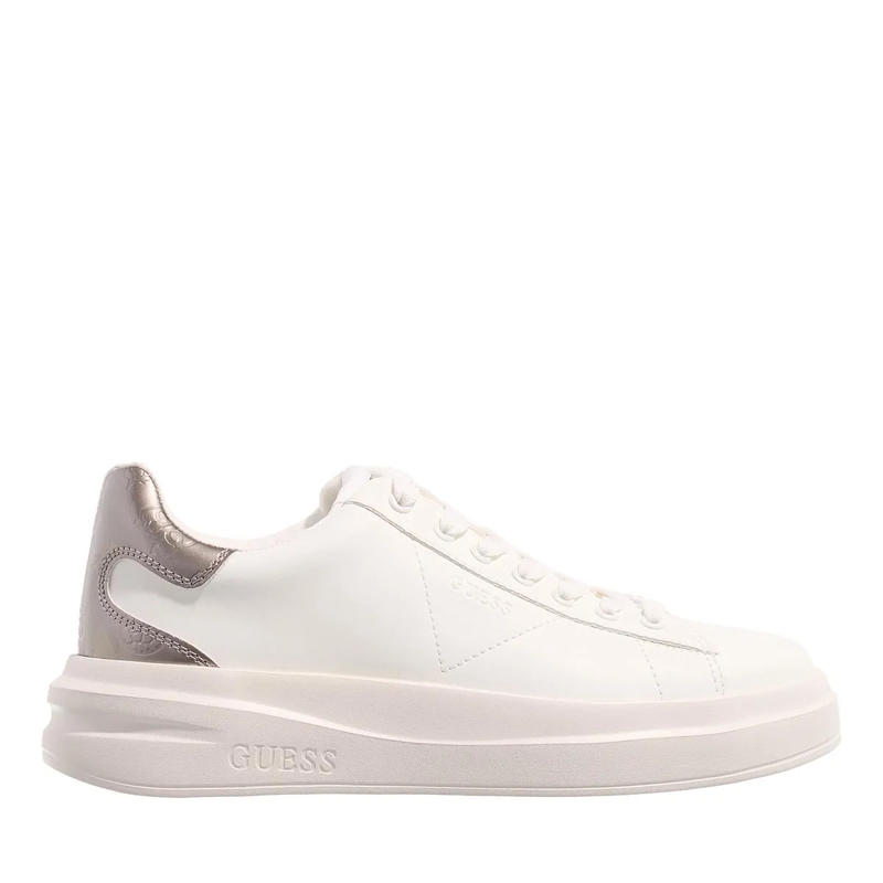 Guess Low-Top-Sneaker Elbina White/Gunmetal