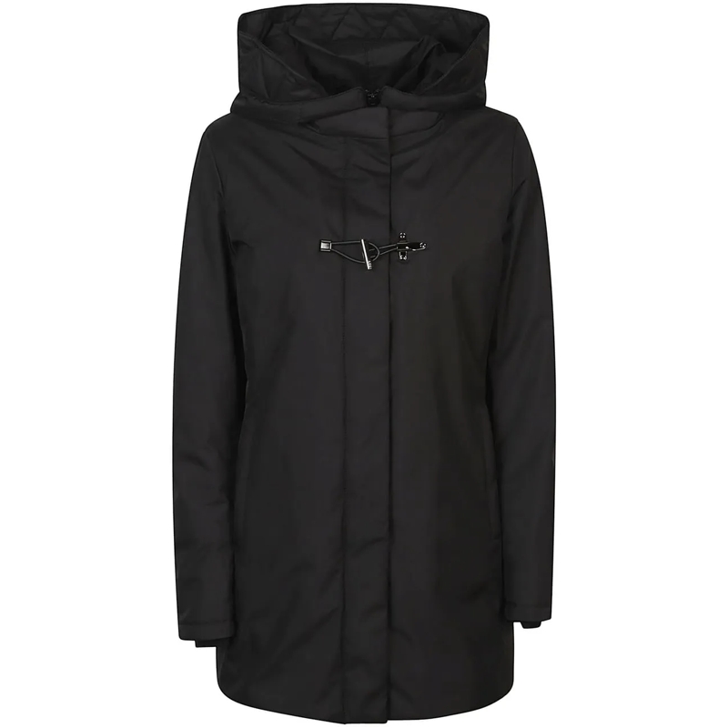Fay Veste de transition Double Front Toggle Coat Black schwarz