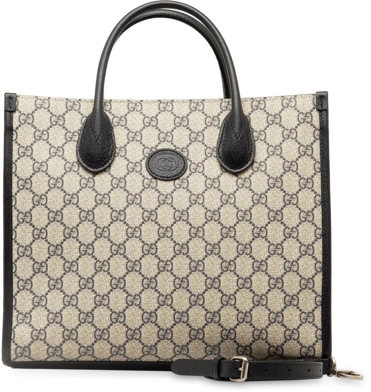 Gucci Totes & shoppers Small GG Supreme Interlocking G Tote in bruin