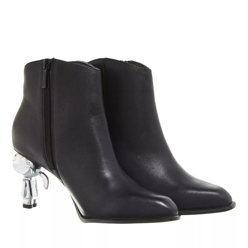 Karl Lagerfeld Stiefeletten Ikon Heel Short Zip Boot Black