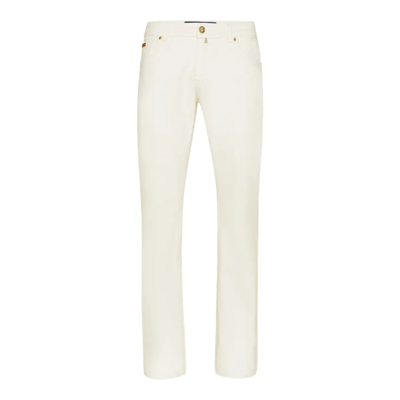 BILLIONAIRE Jeans mit geradem Bein Jeans Regular Fit weiss