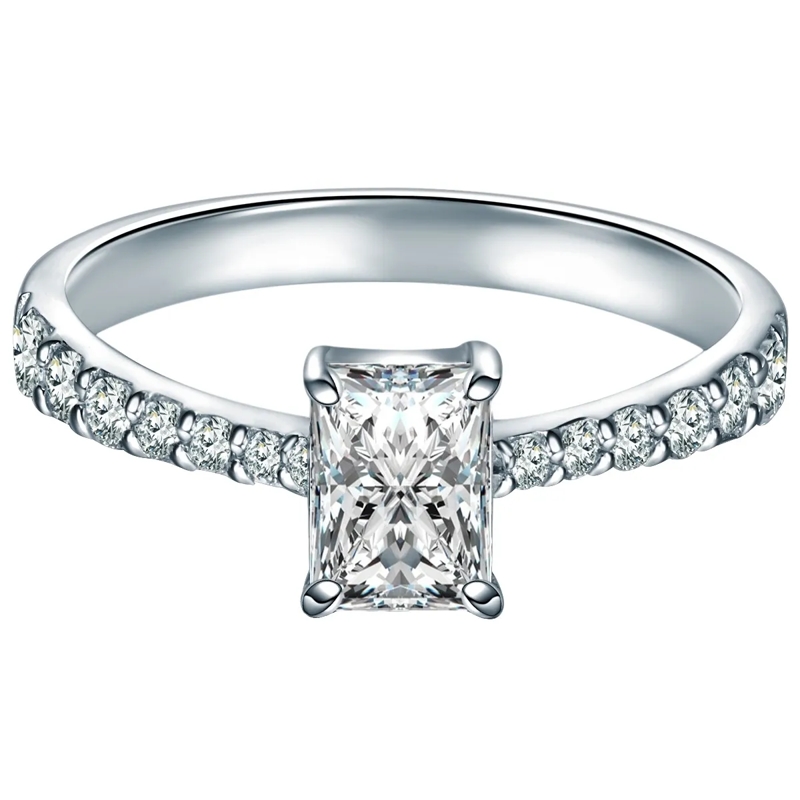 Trilani Ring Sterling Silber Ring Zirkonia silber