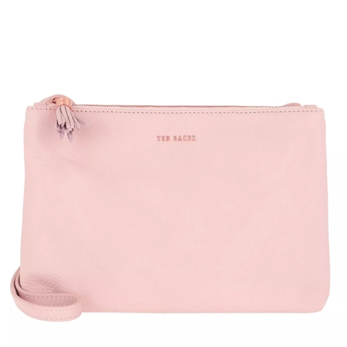 Ted Baker Maceyy Double Zipped Crossbody Bag Pale Pink Borsetta a tracolla