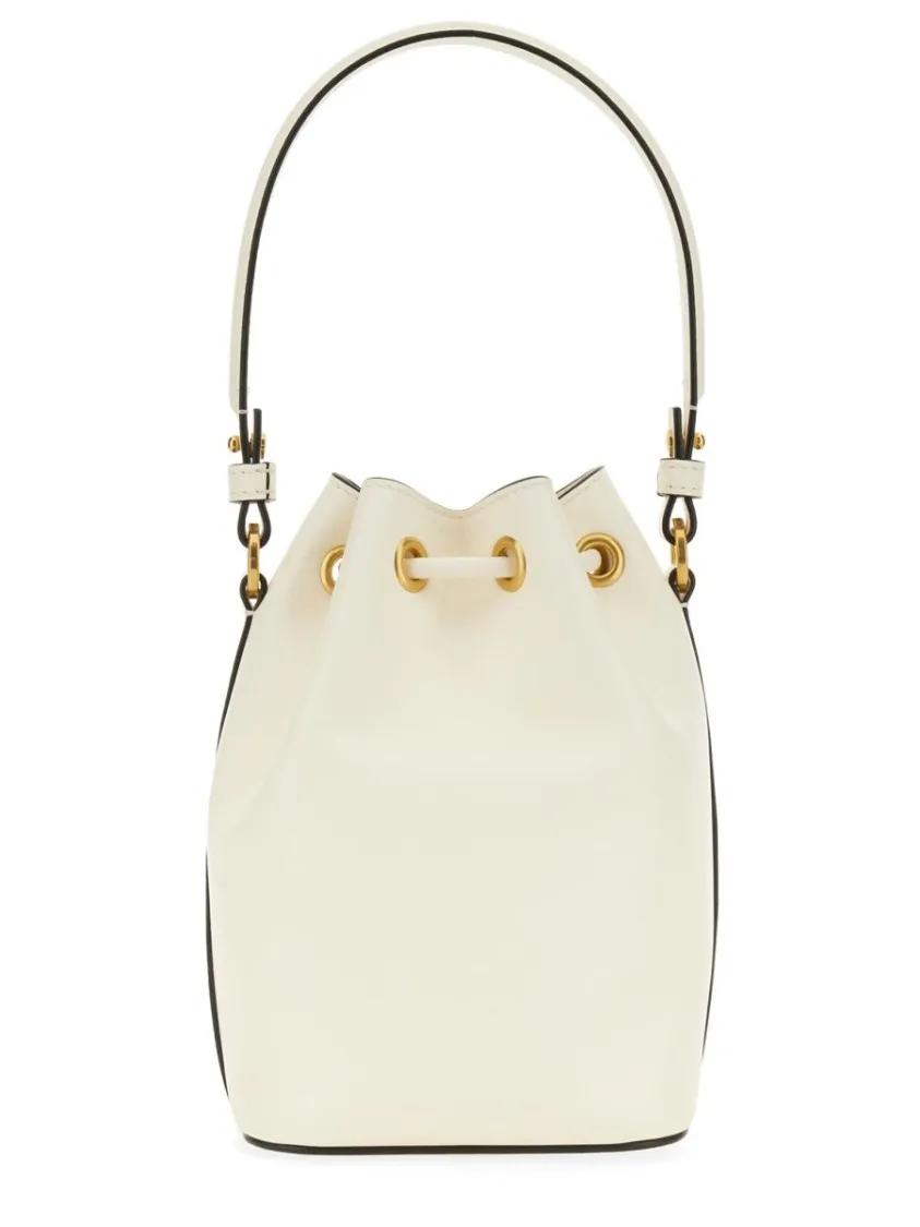 Valentino Garavani Bucket bags "Vlogo Singature" Mini Bucket Bag in beige